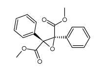 trans-2,3-bis(carbomethoxy)stilbene oxide Structure