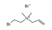 dimethylallyl-β-bromoethylammonium bromide Structure