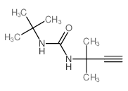 Urea,N-(1,1-dimethylethyl)-N'-(1,1-dimethyl-2-propyn-1-yl)-结构式