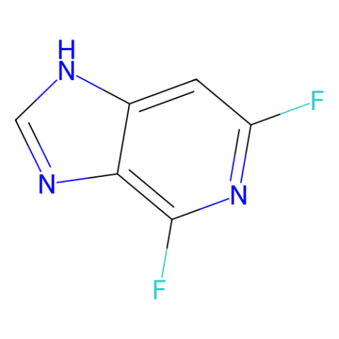3,5-difluoro-4,7,9-triazabicyclo[4.3.0]nona-1,3,5,7-tetraene Structure