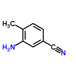 3-氨基-4-甲基苯腈结构式