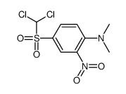 4-(dichloromethylsulfonyl)-N,N-dimethyl-2-nitroaniline Structure