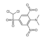4-(dichloromethylsulfonyl)-N,N-dimethyl-2,6-dinitroaniline Structure