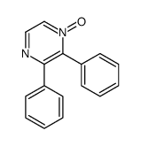 1-oxido-2,3-diphenylpyrazin-1-ium结构式