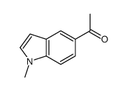 1-甲基-5-乙酰基吲哚结构式