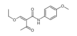 2-(ethoxymethylidene)-N-(4-methoxyphenyl)-3-oxobutanamide Structure