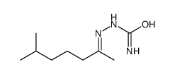 (6-methylheptan-2-ylideneamino)urea Structure