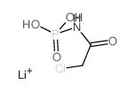 [(2-chloroacetyl)amino]phosphonic acid结构式