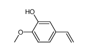 3-hydroxy-4-methoxystyrene结构式