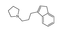 1-[3-(3H-inden-1-yl)propyl]pyrrolidine结构式