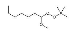 1-tert-butylperoxy-1-methoxyheptane结构式