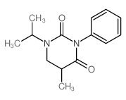 5-methyl-3-phenyl-1-propan-2-yl-1,3-diazinane-2,4-dione结构式