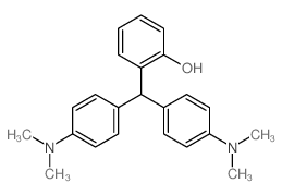 2-[bis(4-dimethylaminophenyl)methyl]phenol Structure