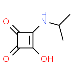 3-Cyclobutene-1,2-dione, 3-hydroxy-4-[(1-methylethyl)amino]- (9CI) Structure