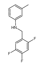 (m-tolyl)(2,4,5-trifluorobenzyl)amine Structure