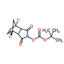 降冰片烯-2,3-二羧基亚胺基叔丁基碳酸酯结构式