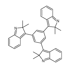 3-[3,5-bis(2,2-dimethylindol-3-yl)phenyl]-2,2-dimethylindole Structure