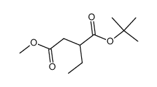 1-tert-butyl 4-methyl 2-ethylsuccinate结构式