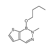 1-butoxy-2-methylthieno[2,3-d]diazaborinine Structure