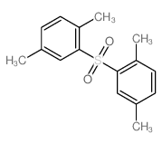 Benzene,1,1'-sulfonylbis[2,5-dimethyl- (9CI) Structure