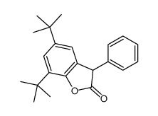 5,7-bis(1,1-dimethylethyl)-3-phenyl-(3H)-benzofuran-2-one结构式