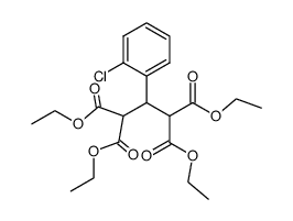 tetraethyl 2-(2-chlorophenyl)propane-1,1,3,3-tetracarboxylate Structure
