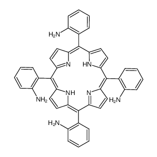 5,10,15,20-四(2'-氨基苯基)卟啉结构式