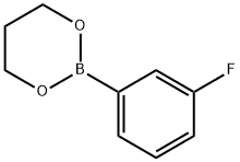 3-氟苯硼酸-1,3-丙二醇酯结构式