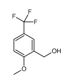 (2-methoxy-5-(trifluoromethyl)phenyl)methanol structure