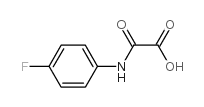 [(4-fluorophenyl)amino](oxo)acetic acid Structure