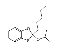 2-Isopropyloxy-2-n-pentyl-1,3-benzoxathiol Structure