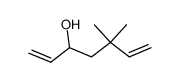 5,5-dimethyl-1,6-heptadien-3-ol Structure