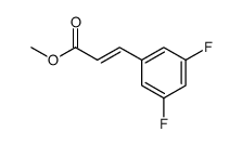 3-(3,5-difluoro-phenyl)-acrylic acid methyl ester结构式