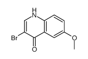 3-溴-6-甲氧基-4-羟基喹啉结构式