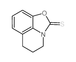 5,6-dihydro-4H-oxazolo[5,4,3-ij]quinoline-2-thione结构式