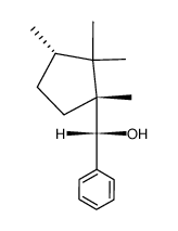 (R)-[Hydroxy[(1R,3S)-1,2,2,3-tetramethylcyclopentyl]methyl]benzol Structure