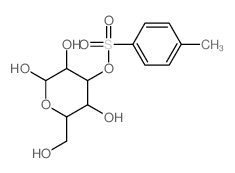 6-(hydroxymethyl)-4-(4-methylphenyl)sulfonyloxy-oxane-2,3,5-triol Structure
