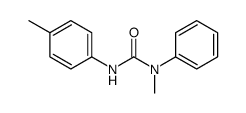 1-methyl-3-(4-methylphenyl)-1-phenylurea结构式