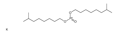 bis(7-methyloctoxy)-oxophosphanium,potassium Structure