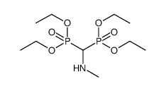Phosphonic acid, P,P'-[(methylamino)methylene]bis-, P,P,P',P'-tetraethyl ester Structure
