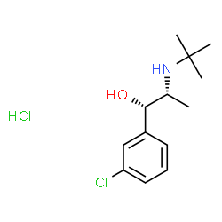 rac-erythro-Dihydro Bupropion Hydrochloride Structure