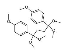 1,1,4,4-tetramethoxy-1,4-bis(4-methoxyphenyl)butane结构式