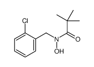 N-[(2-chlorophenyl)methyl]-N-hydroxy-2,2-dimethylpropanamide结构式