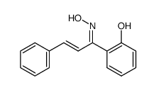 (E)-1-(2-hydroxyphenyl)-3-phenyl-2-propen-1-one oxime Structure