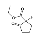 ethyl 1-fluoro-2-oxocyclopentane-1-carboxylate结构式