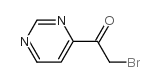 2-溴-1-(嘧啶-4-基)乙酮结构式