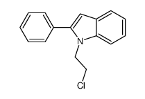 1-(2-chloroethyl)-2-phenylindole Structure