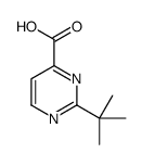 2-tert-butylpyrimidine-4-carboxylic acid Structure