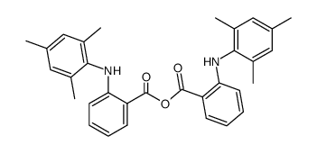 2-(2,4,6-trimethyl-anilino)-benzoic acid anhydride结构式