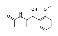 N-[2-hydroxy-2-(2-methoxy-phenyl)-1-methyl-ethyl]-acetamide Structure